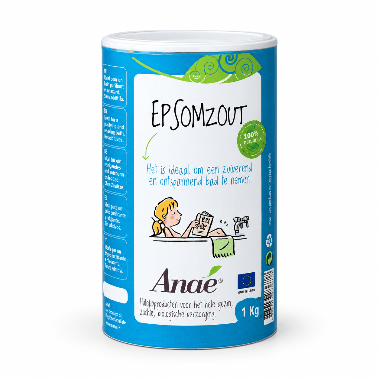 Epsom sol 1 kg Epsom sol 1 kg – magnezijev sulfat za kopel in nego telesa