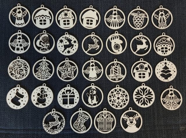 Okraski za novoletno jelko