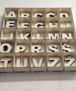 LESENA ABECEDA v pladnju